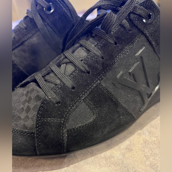Louis Vuitton Men’s racing sneaker canvas and suede black size LV 6.5 - Picture 4 of 7